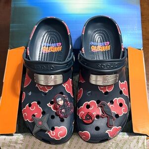 NWT Crocs- Naruto Shippuden (men’s size 11)